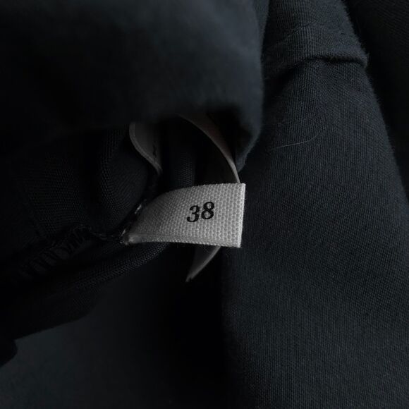 MR P. Garment Dyed Organic Cotton Twill Blazer Steel Blue Tailored Quiet Luxury - Picture 12 of 12